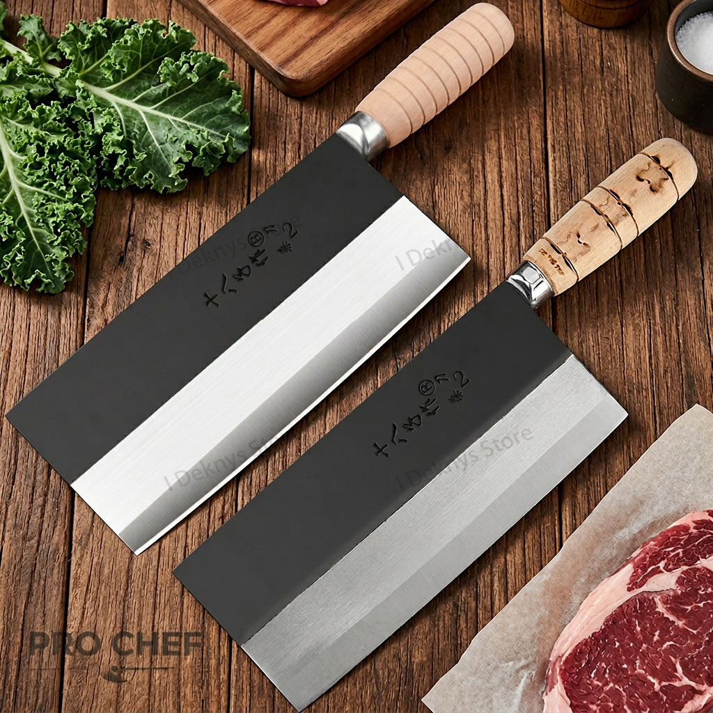 Wok Carbon Steel - SHIBAZI Professional Chef Knife Hand Forged