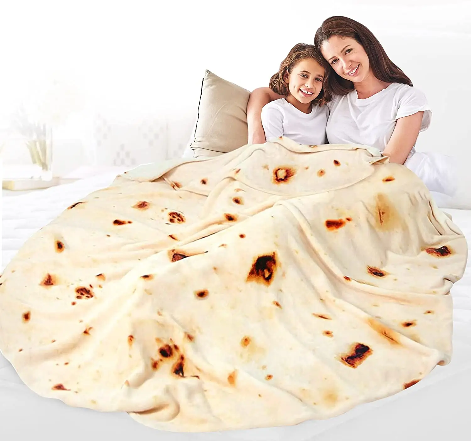 Tortilla Warmer Cloth - Super Soft Warm Flannel Burrito Blankets