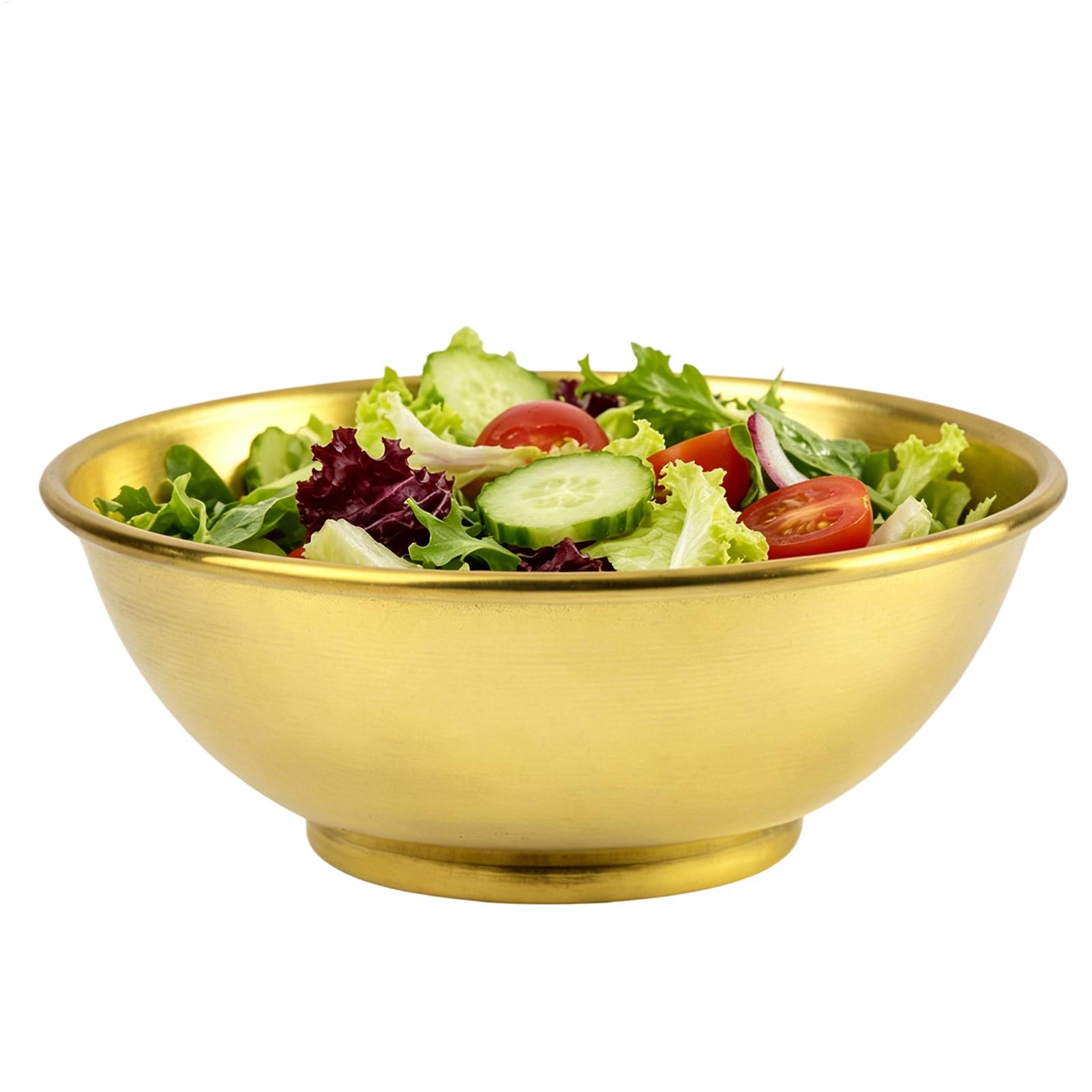 Home Cooking Food - Copper Bowl Large Mixing Salad Storage