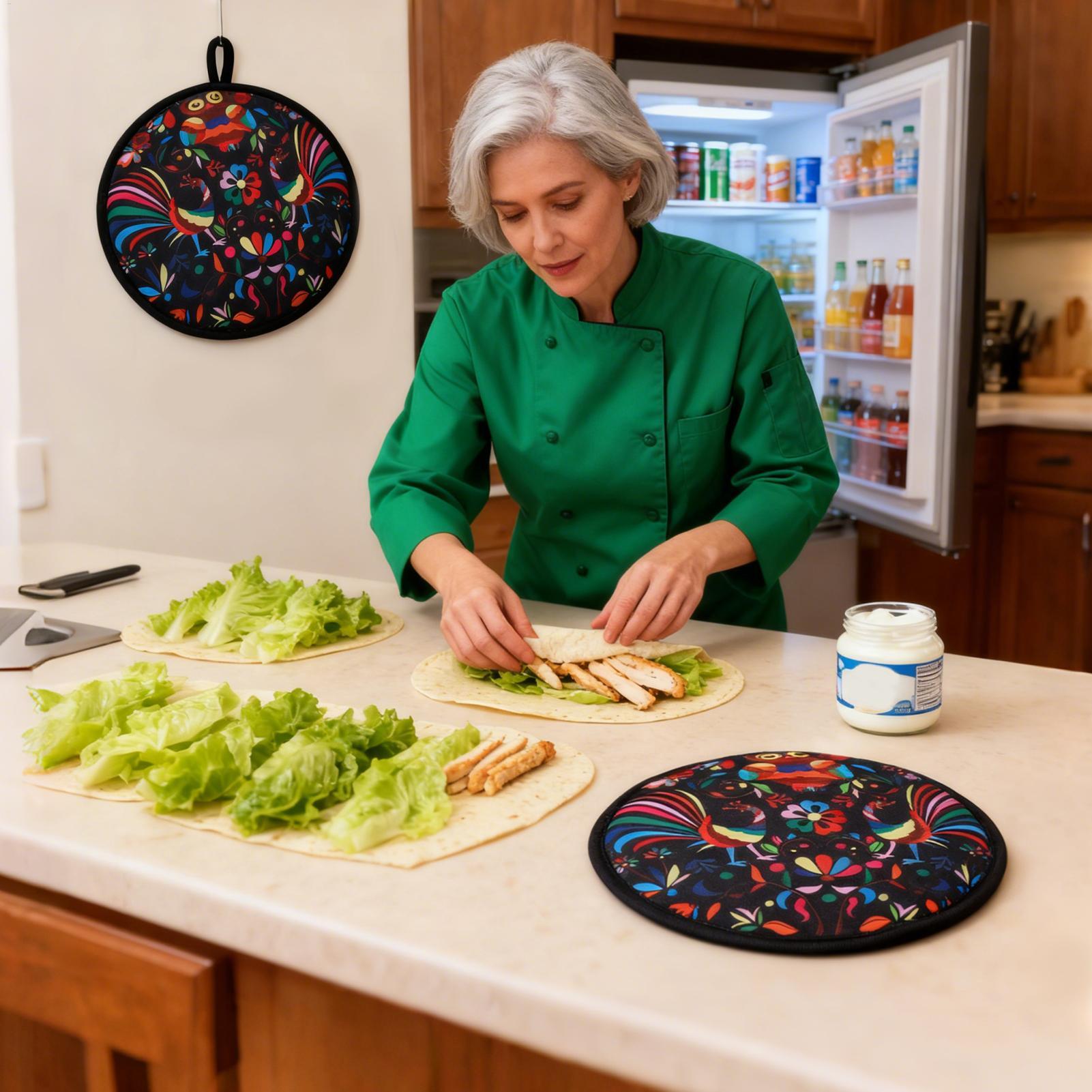 Tortilla Warmer Cloth - Fabric Tortilla Warmer 12-Inch Cloth Portable