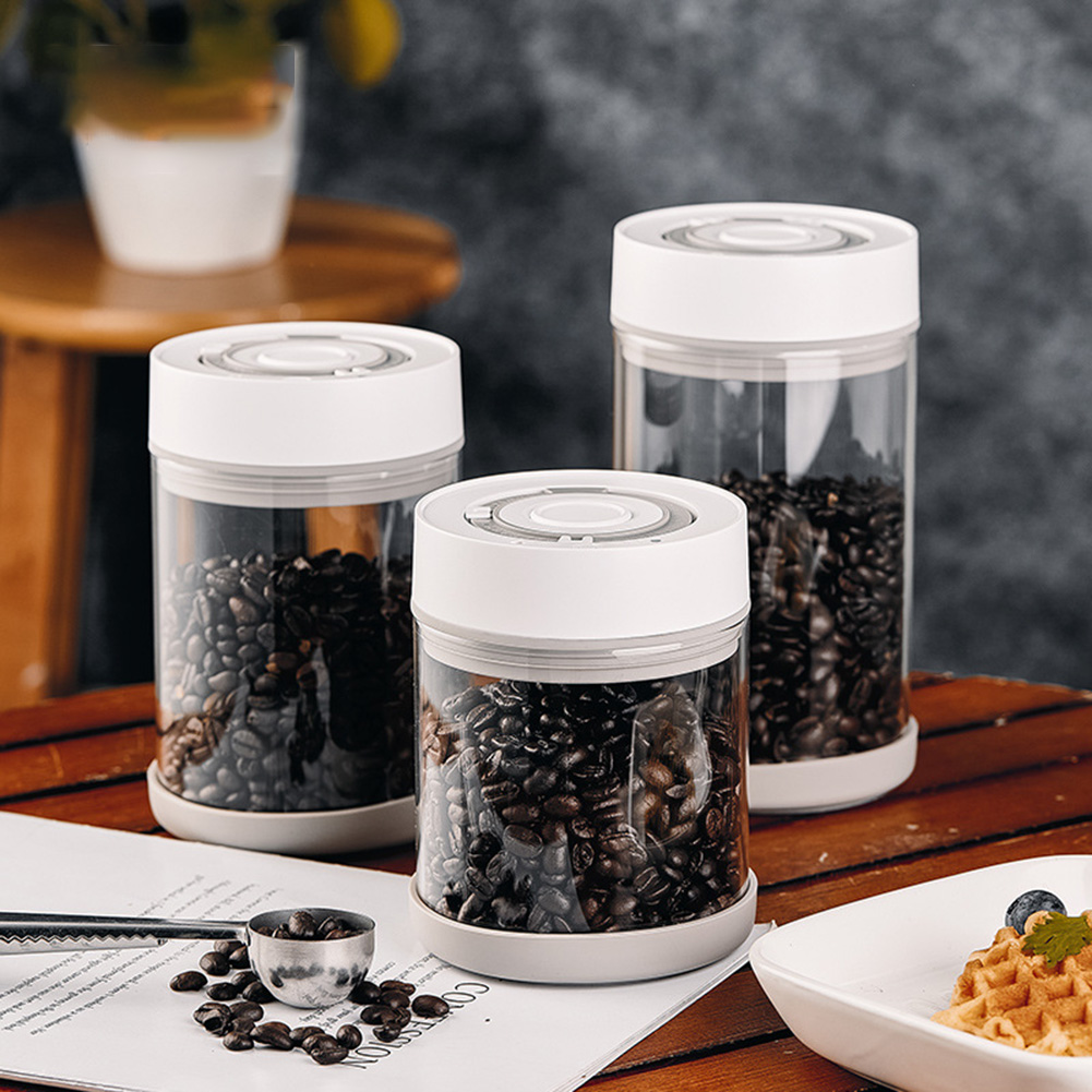 Home Cooking Food - Kitchen Moisture-proof Glass Coffee Bean Jar