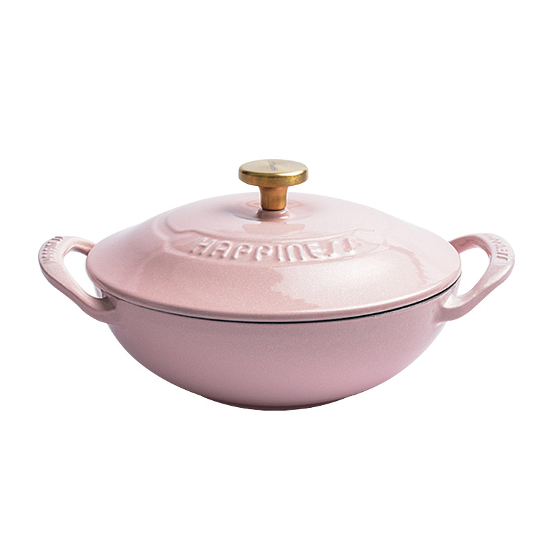 Dutch Oven Enamel - Enameled Cast Iron Dutch Oven 21cm