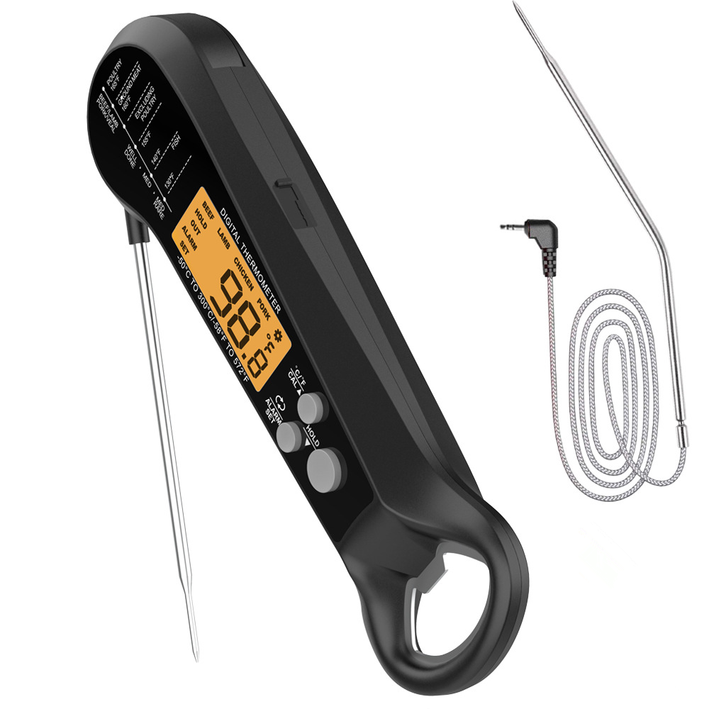 Home Cooking Help - Long Cable Professional Meat Thermometer Digital