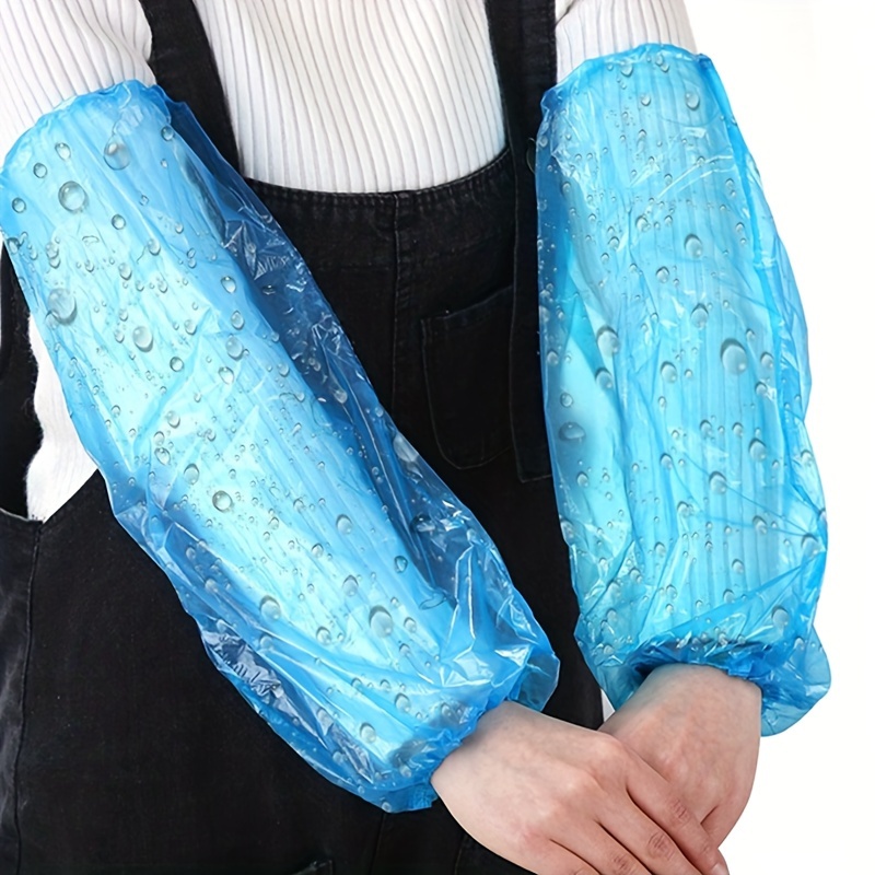 Home Cooking Oil Disposal - Waterproof Plastic Oversleeves Protector Disposable BBQ