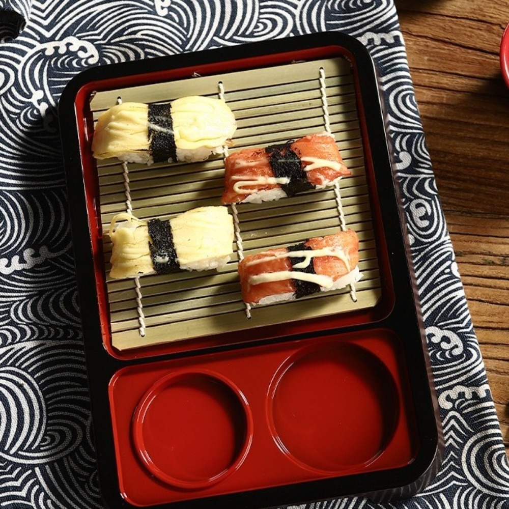 Japanese Style Cold Noodle Dis - đánh giá và giá Sushi Mat Bamboo