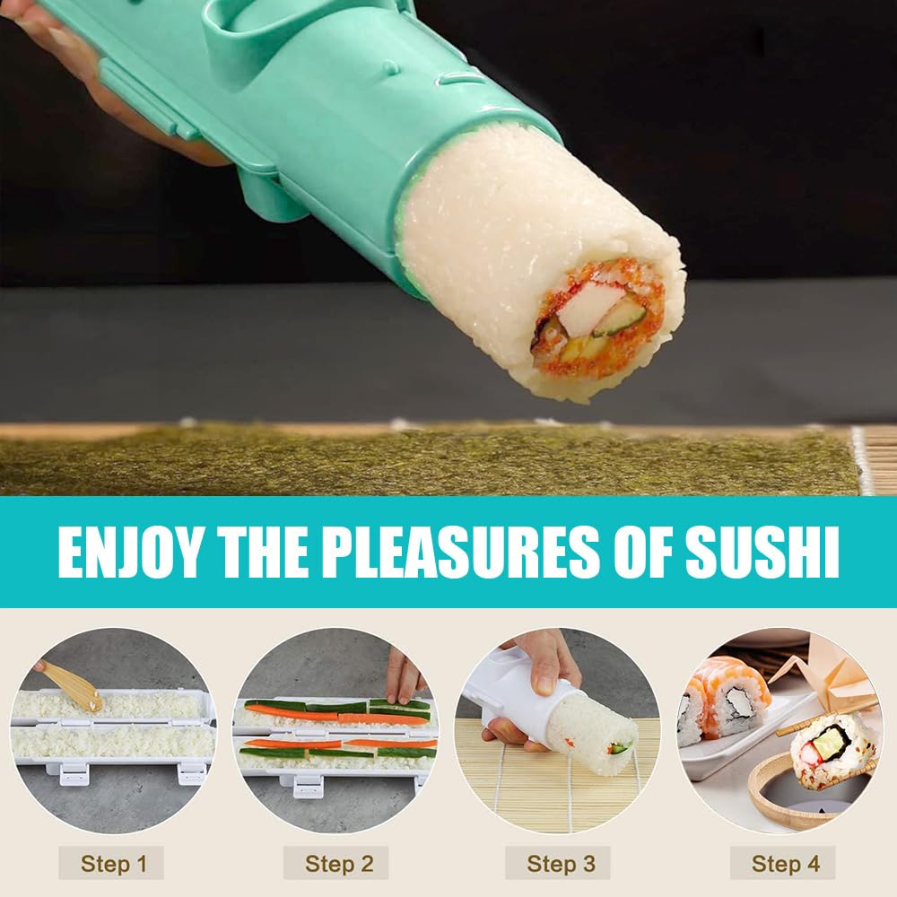 Sushi Making Set With Various  - đánh giá và giá Sushi Mat Bamboo