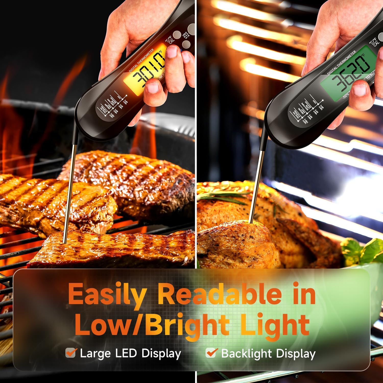 Digital Meat Thermometer Water - đánh giá và giá Home Cooking Help