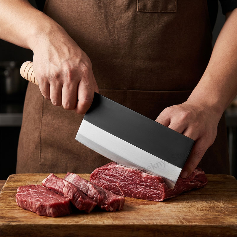 SHIBAZI Professional Chef Knif - đánh giá và giá Wok Carbon Steel