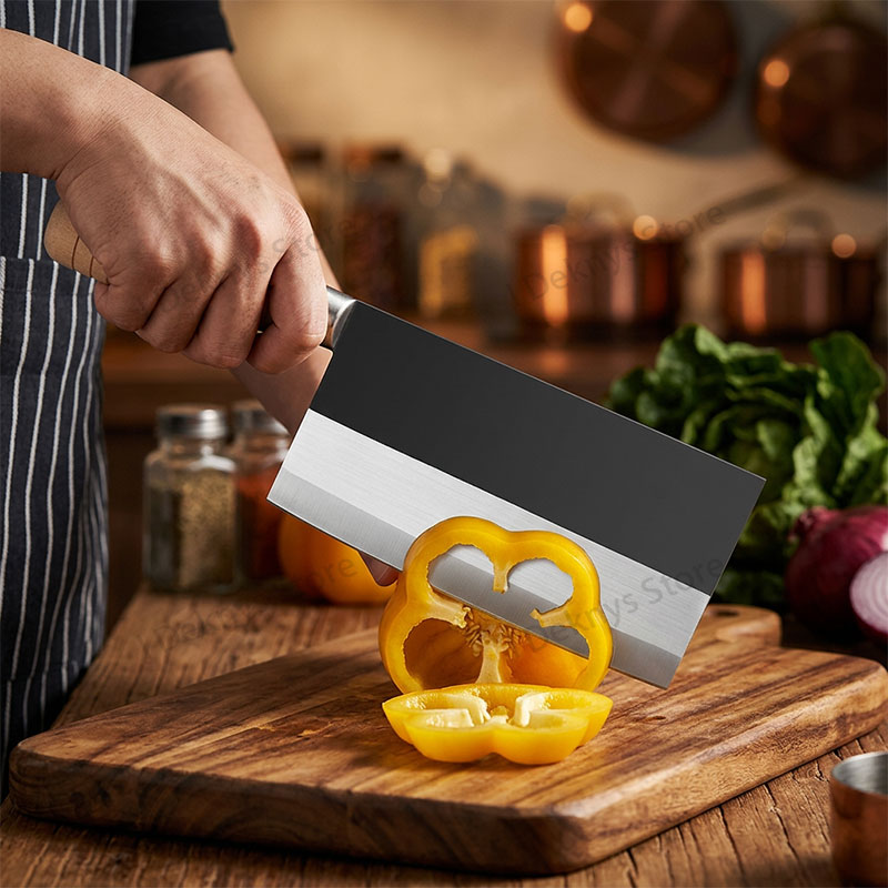 SHIBAZI Professional Chef Knif - đánh giá và giá Wok Carbon Steel