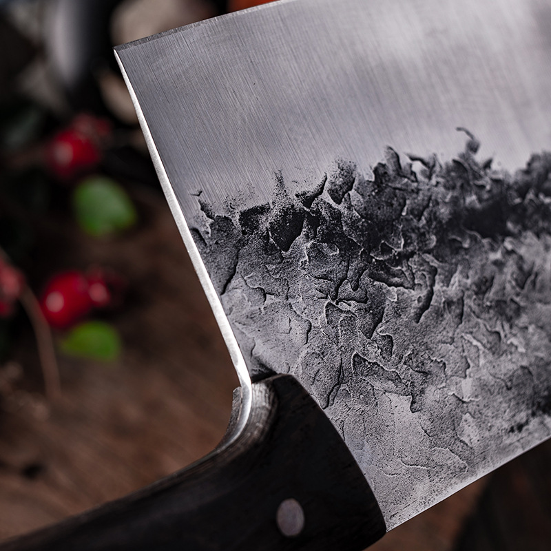 Handmade Forged Kitchen Knife  - đánh giá và giá Wok Carbon Steel