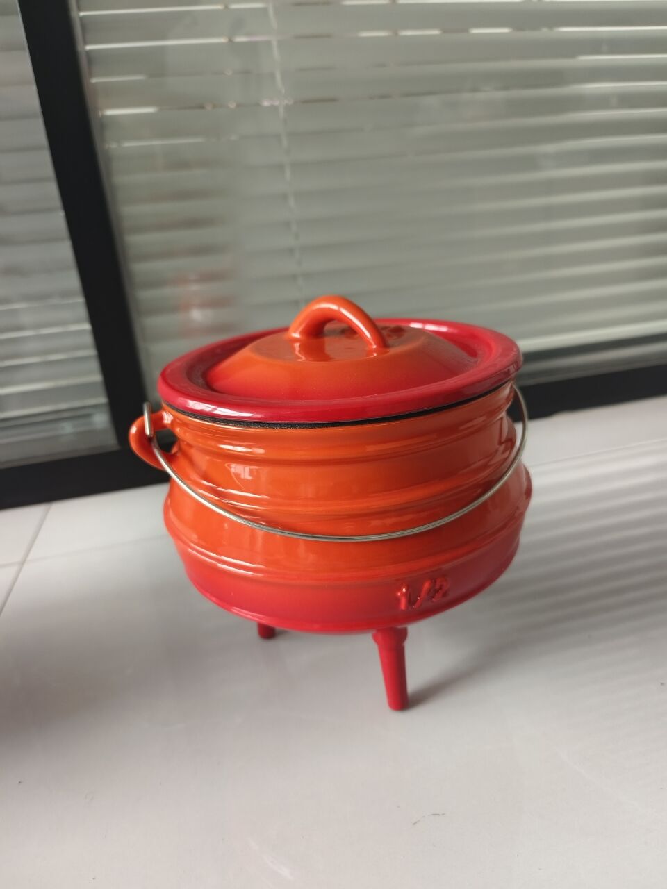 1/2# Cast Iron Enamel Dutch Ov - đánh giá và giá Dutch Oven Enamel