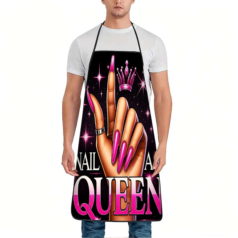 1 Trendy Nail Art-Themed Apron - đánh giá và giá Home Cooking Ideas