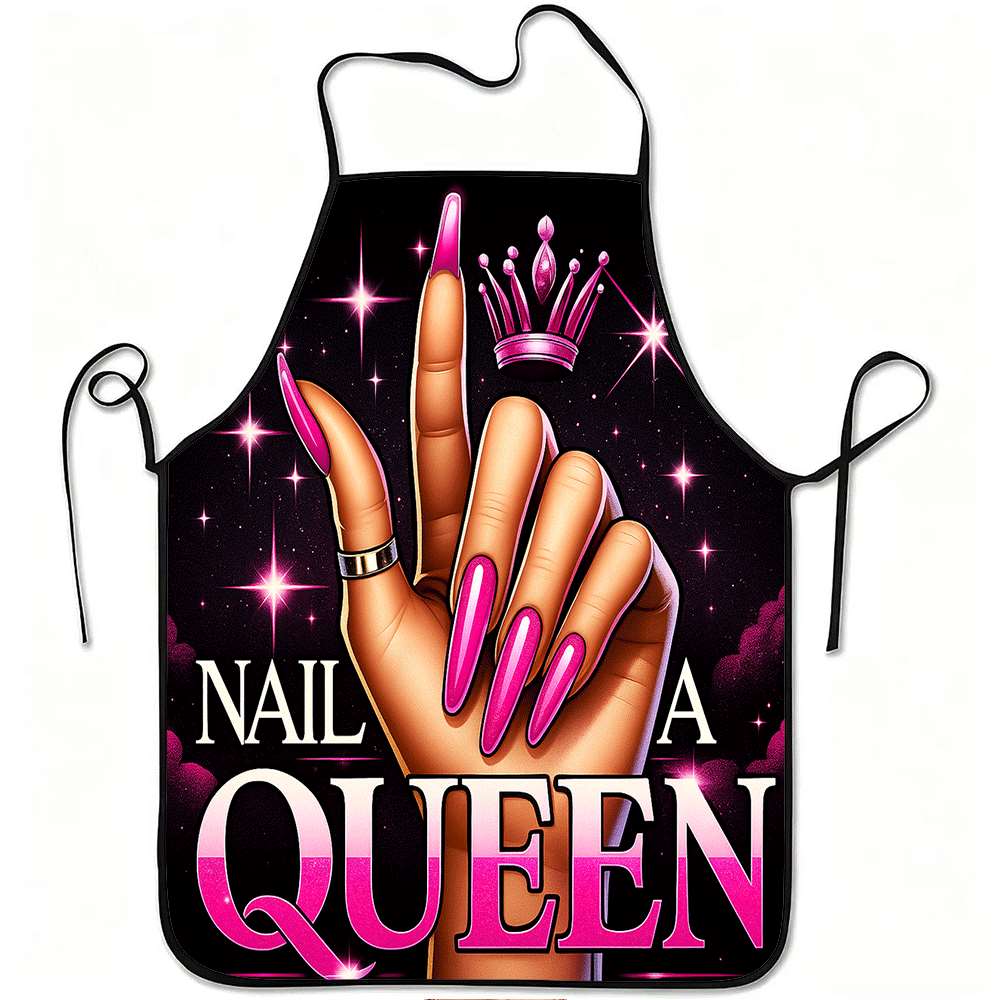 1 Trendy Nail Art-Themed Apron - đánh giá và giá Home Cooking Ideas