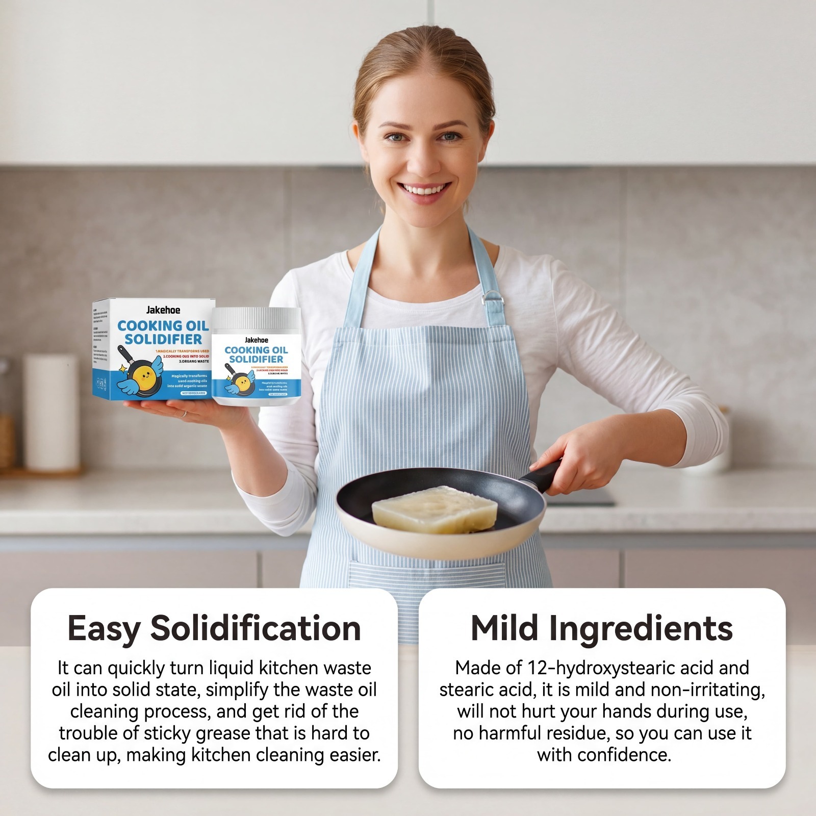 Cooking Oil Solidifier Powder  - đánh giá và giá Home Cooking Oil Disposal