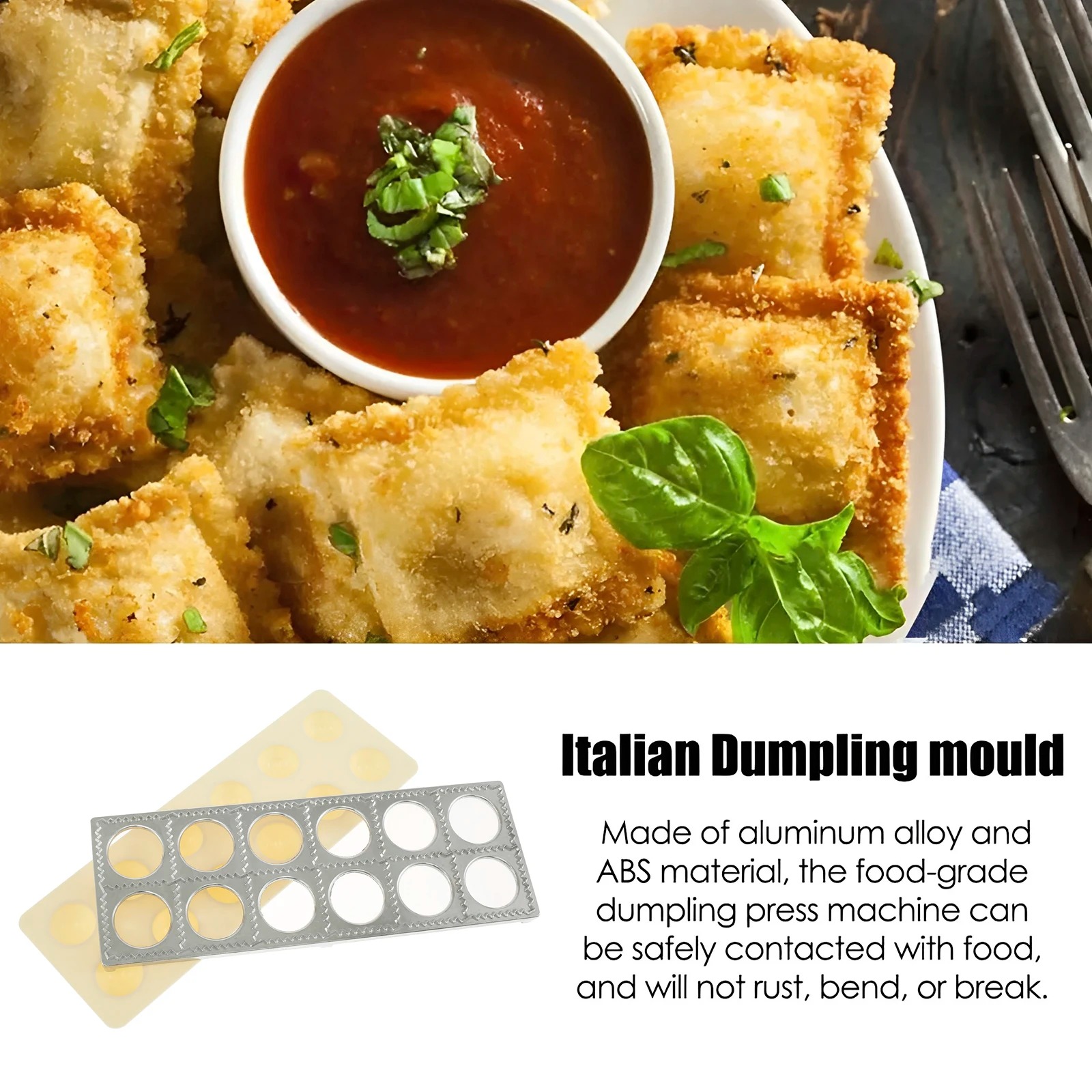 Dumpling Mold 12 Holes Ravioli - đánh giá và giá Home Cooking Help