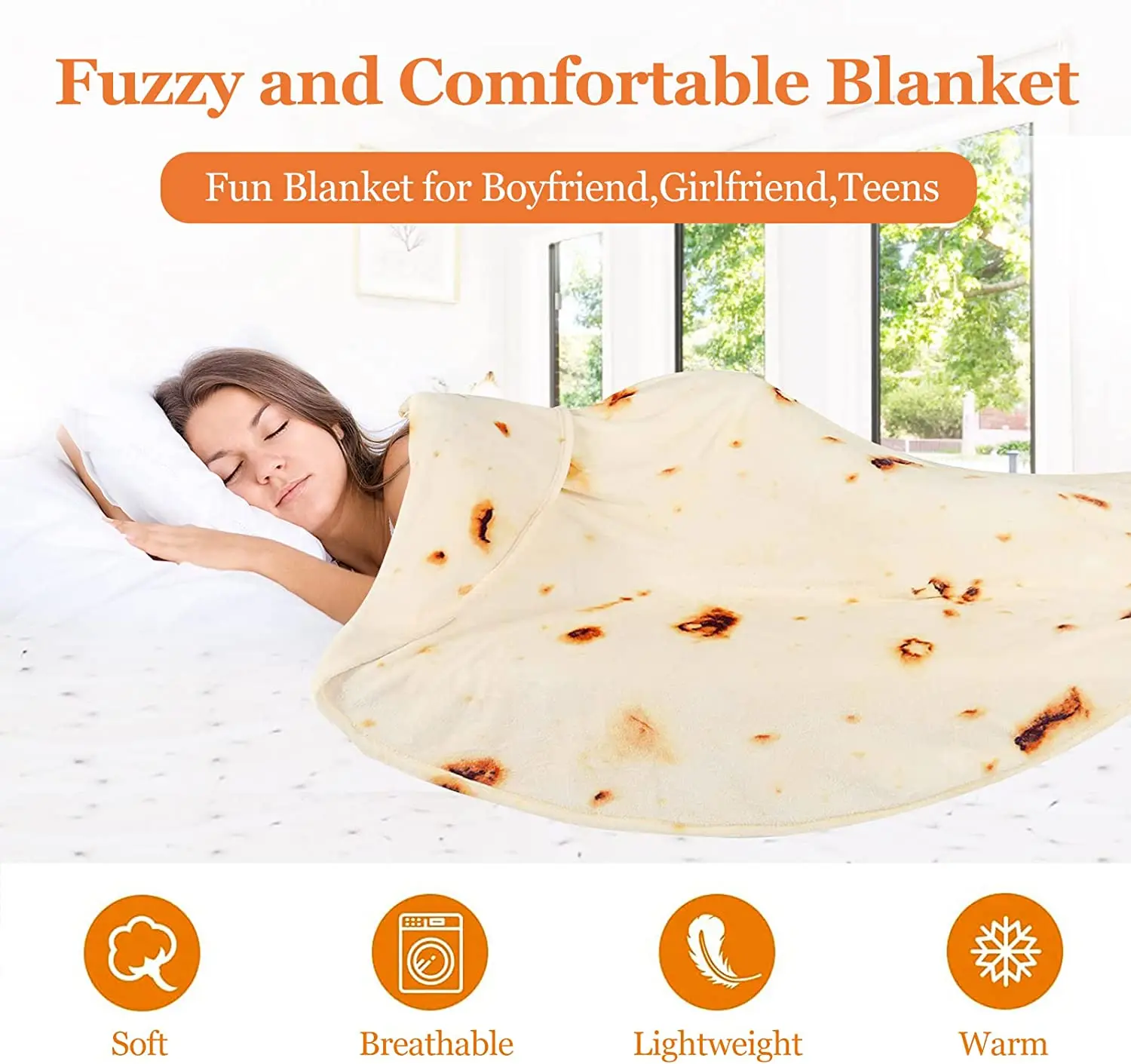 Super Soft Warm Flannel Burrit - đánh giá và giá Tortilla Warmer Cloth