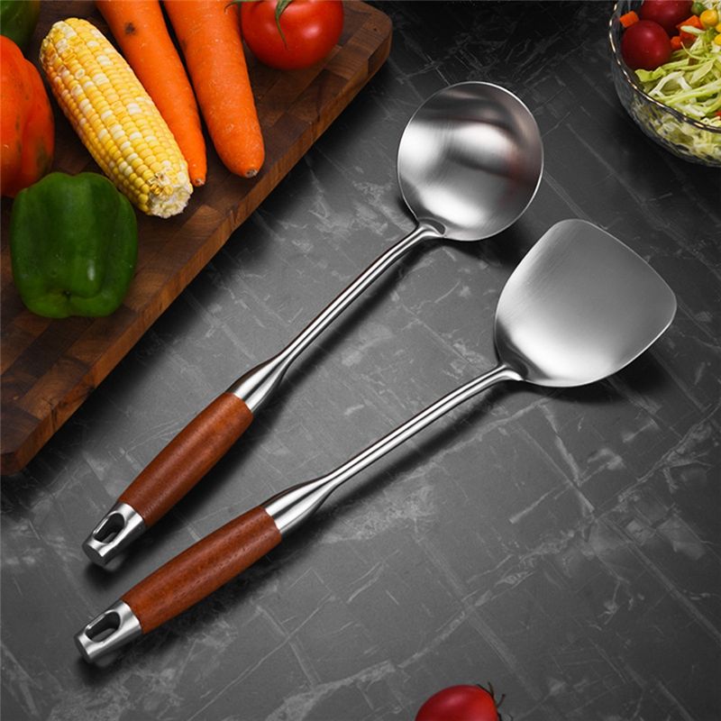 M12K-Stainless Steel Spatula F - đánh giá và giá Wok Carbon Steel