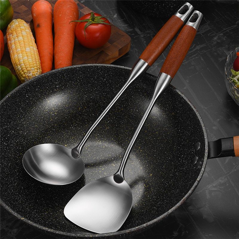 M12K-Stainless Steel Spatula F - đánh giá và giá Wok Carbon Steel