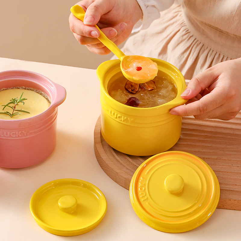 Double Lid Ceramic Bowl,Bird's - đánh giá và giá Home Cooking Help