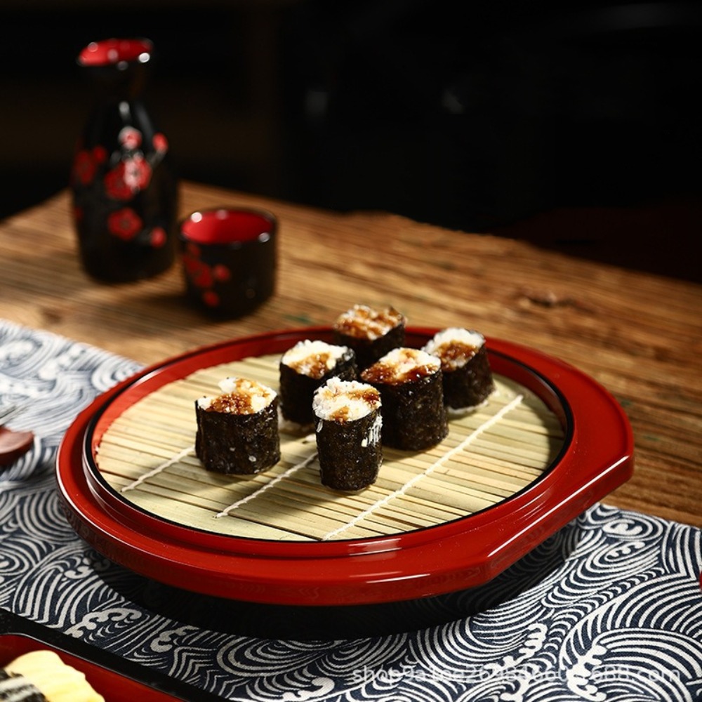 Japanese Style Cold Noodle Dis - đánh giá và giá Sushi Mat Bamboo