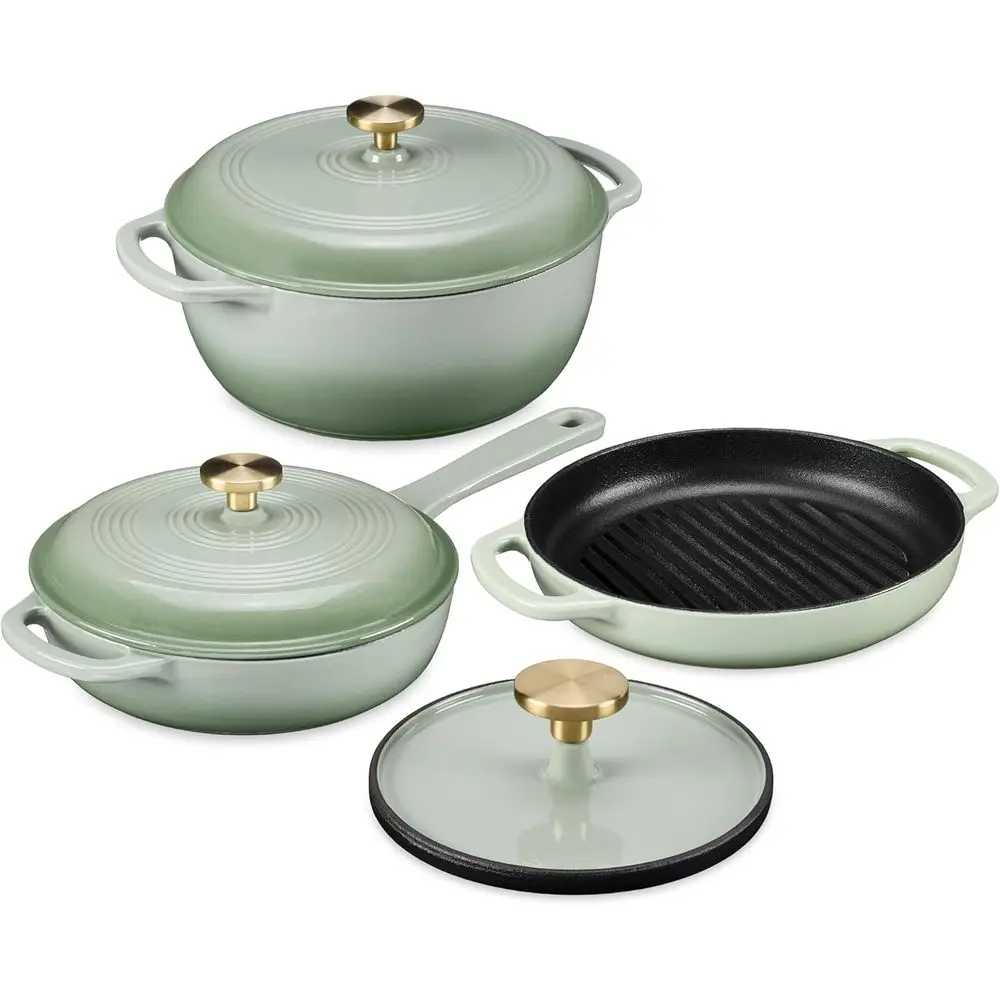 Cookware Set: 2Qt Non-Stick Sk - đánh giá và giá Dutch Oven Enamel