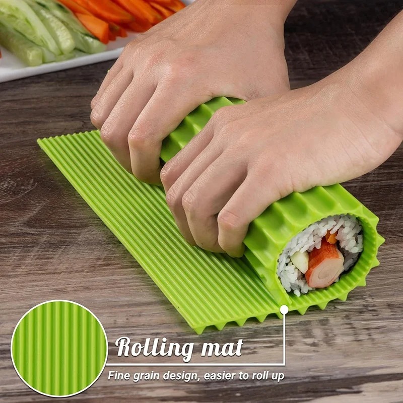 Imitation Bamboo Silicone Sush - đánh giá và giá Sushi Mat Bamboo