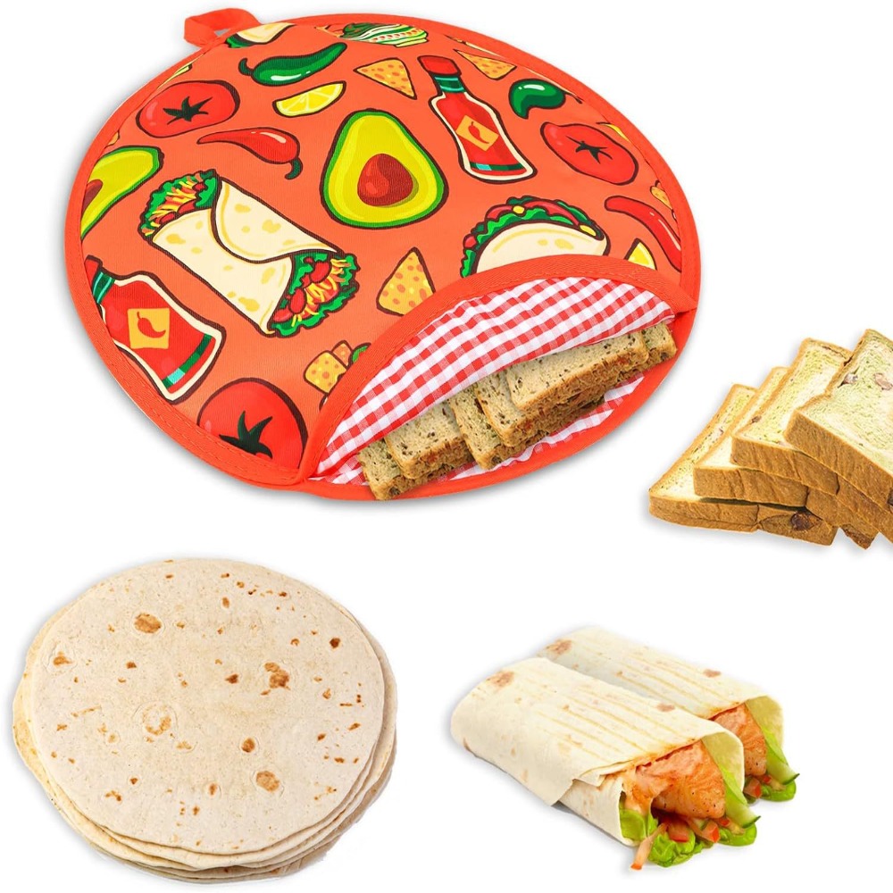 Portable 30cm Tortilla Warmer  - đánh giá và giá Tortilla Warmer Cloth