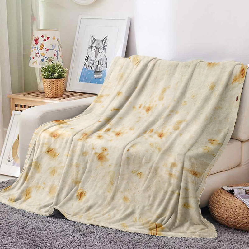 Flannel Blanket Funny Corn Tor - đánh giá và giá Tortilla Warmer Cloth
