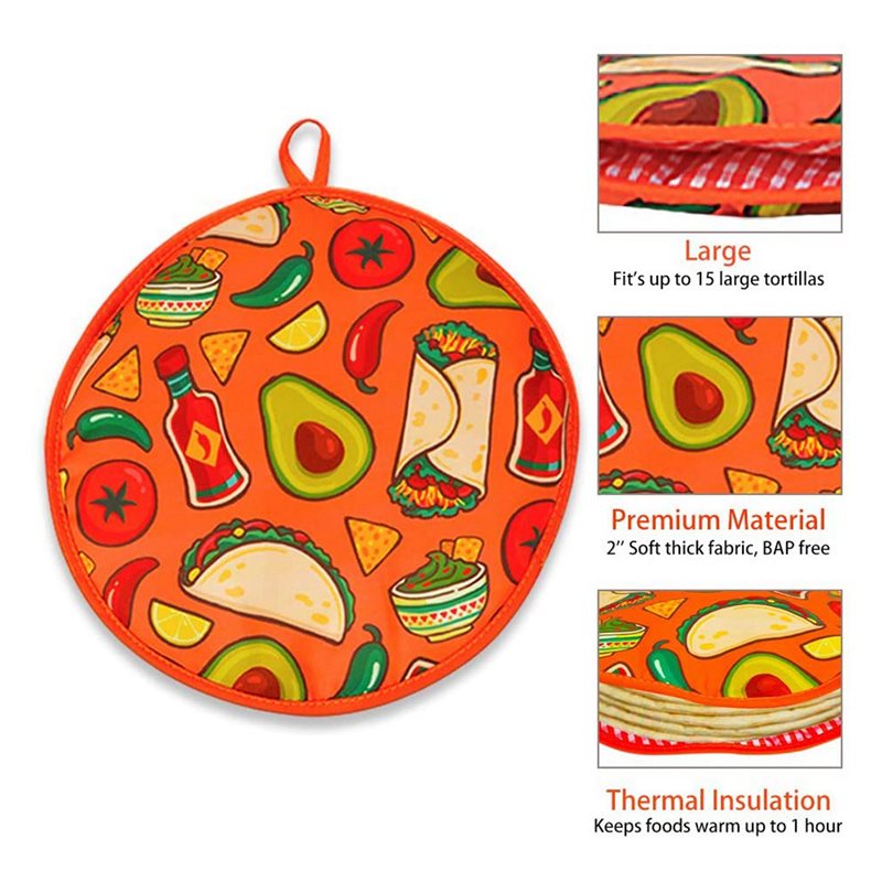 CQMF-4Pcs 12Inch Cloth Bag For - đánh giá và giá Tortilla Warmer Cloth