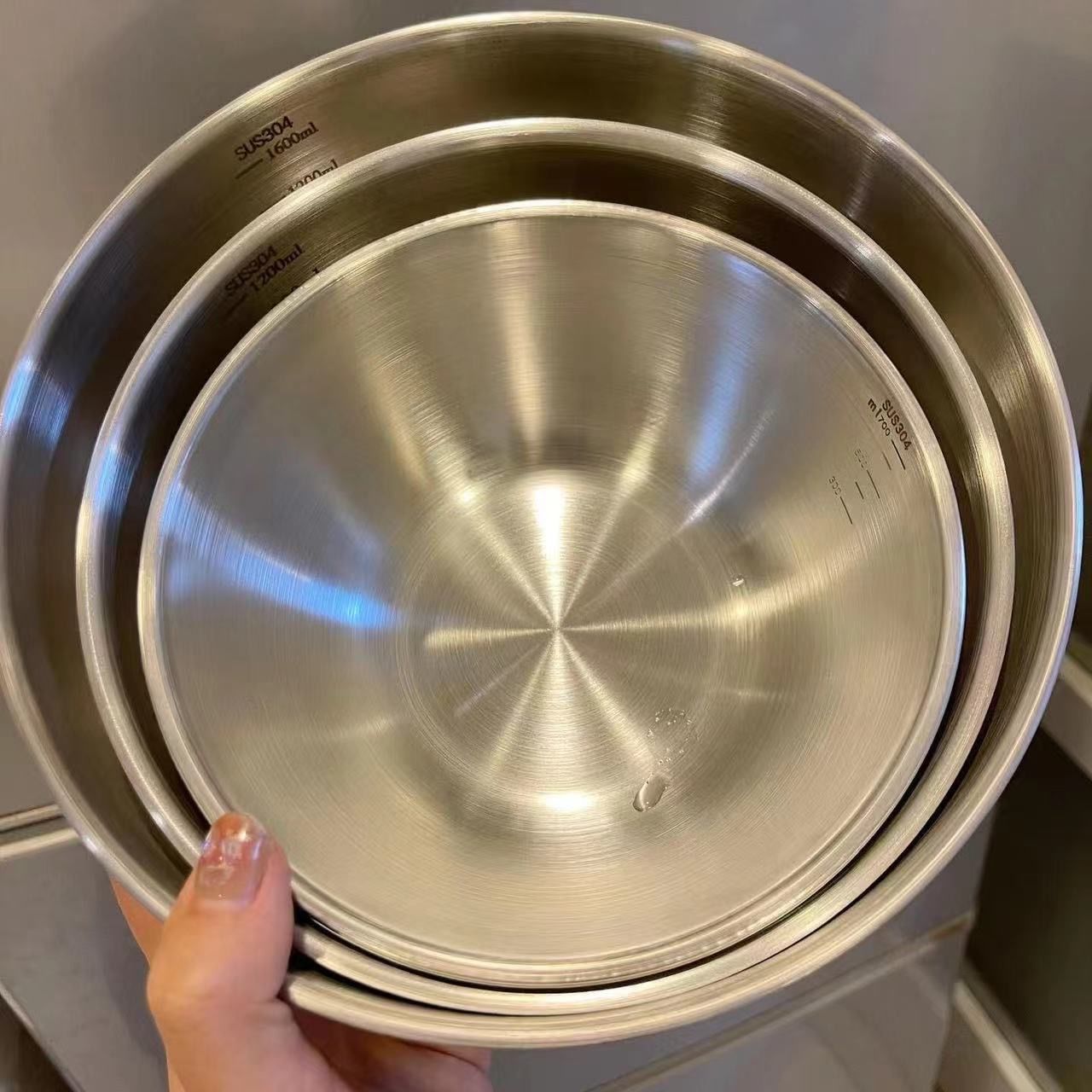 1-3 Stainless Steel Bowl Set w - đánh giá và giá Home Cooking Food