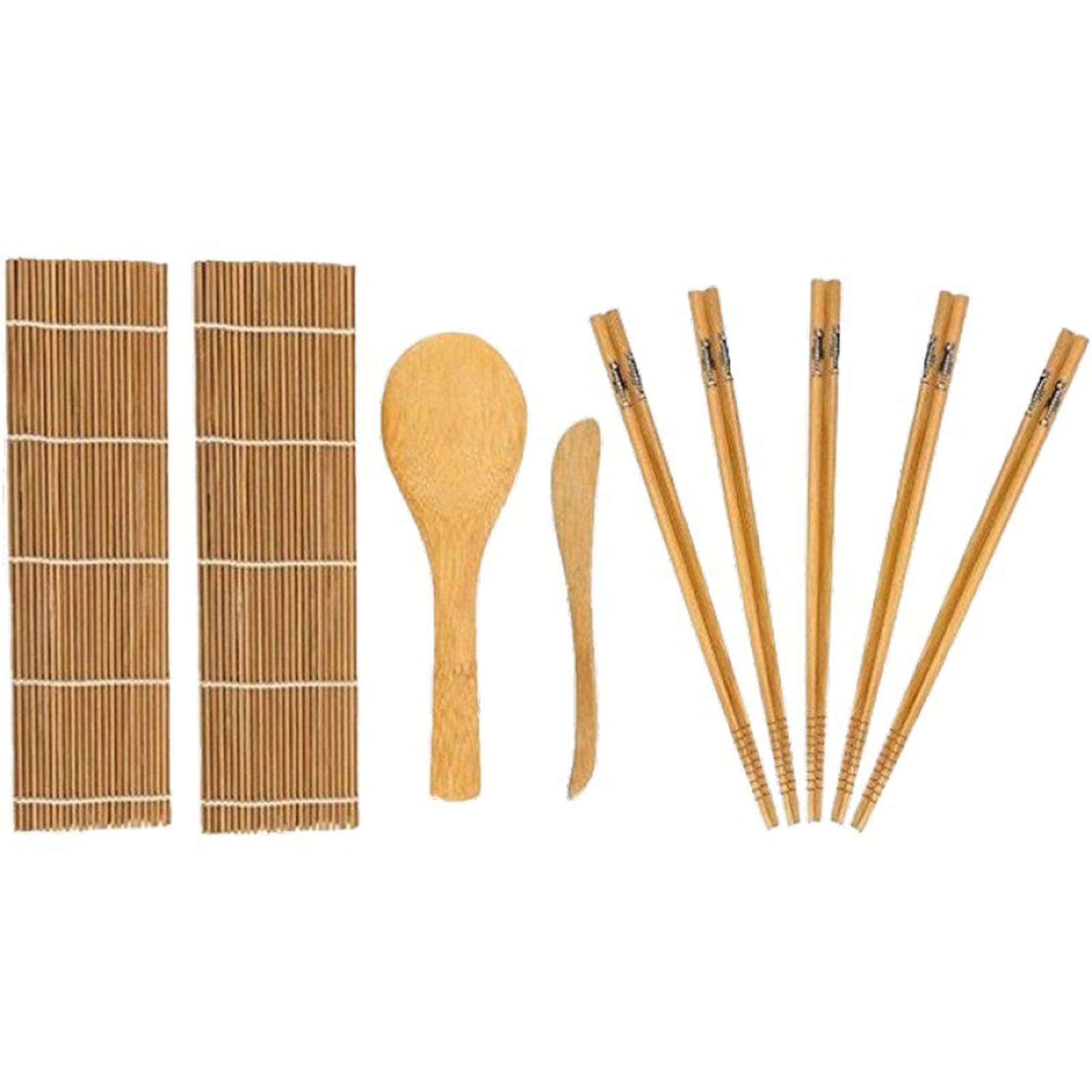 9 Pieces Sushi Making Set Bamb - đánh giá và giá Sushi Mat Bamboo