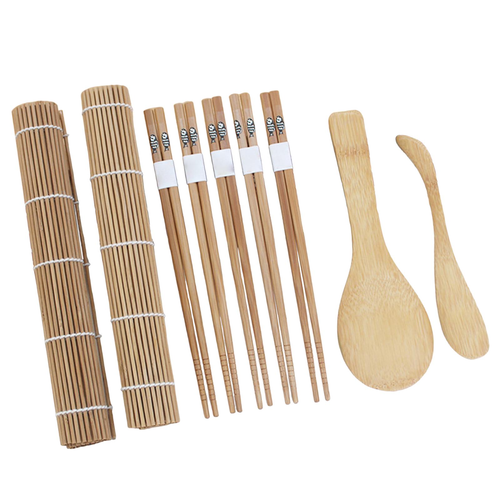 9 Pieces Sushi Making Set Bamb - đánh giá và giá Sushi Mat Bamboo