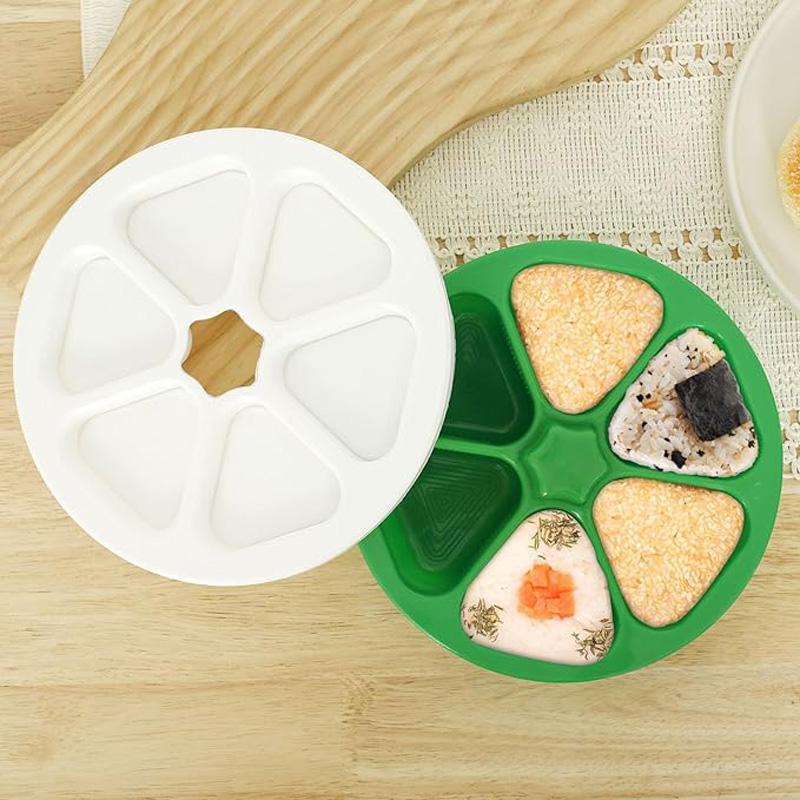 6 in 1 Sushi Maker Box Onigiri - đánh giá và giá Sushi Mat Bamboo