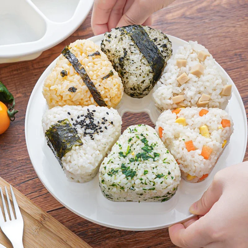 6 in 1 Sushi Maker Box Onigiri - đánh giá và giá Sushi Mat Bamboo