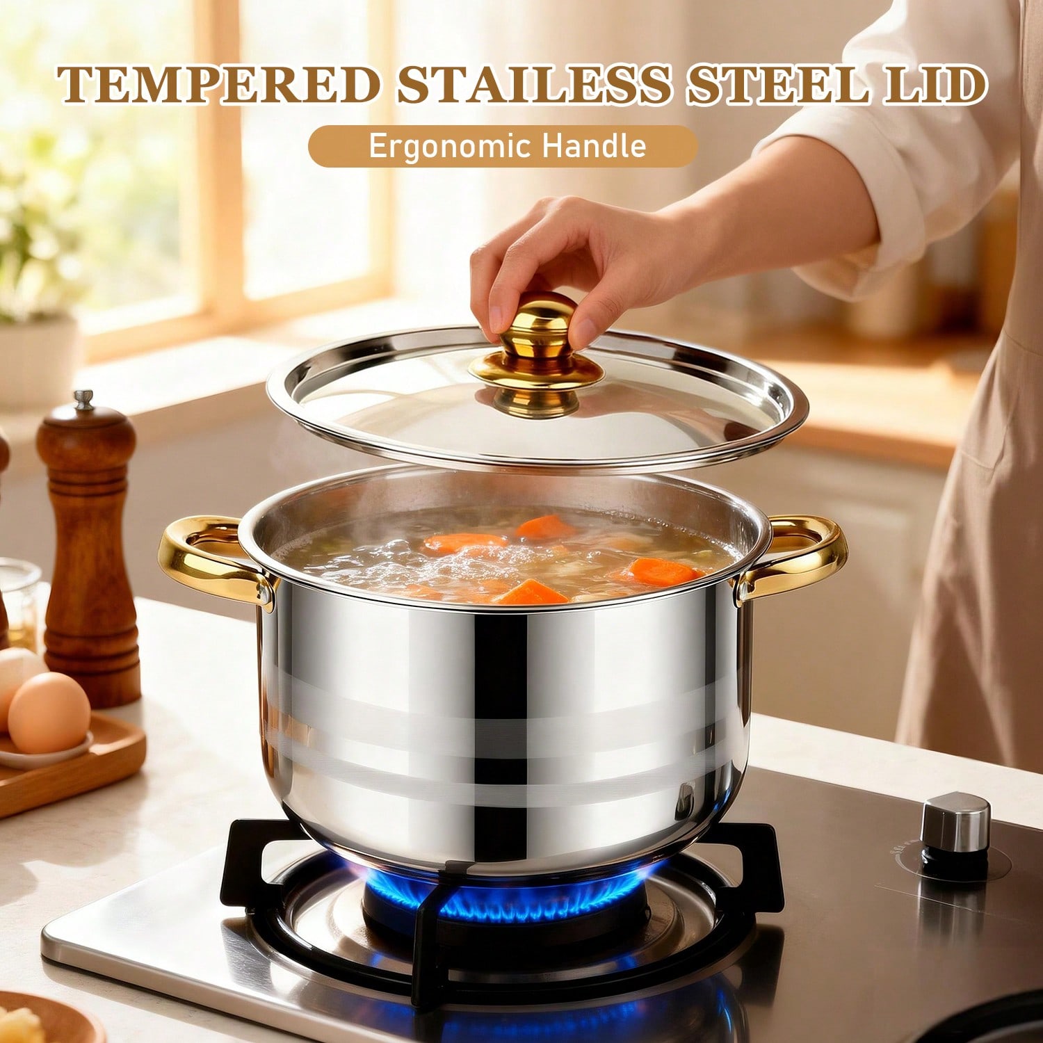 Stainless Steel Pot Set Modern - đánh giá và giá Home Cooking Restaurants