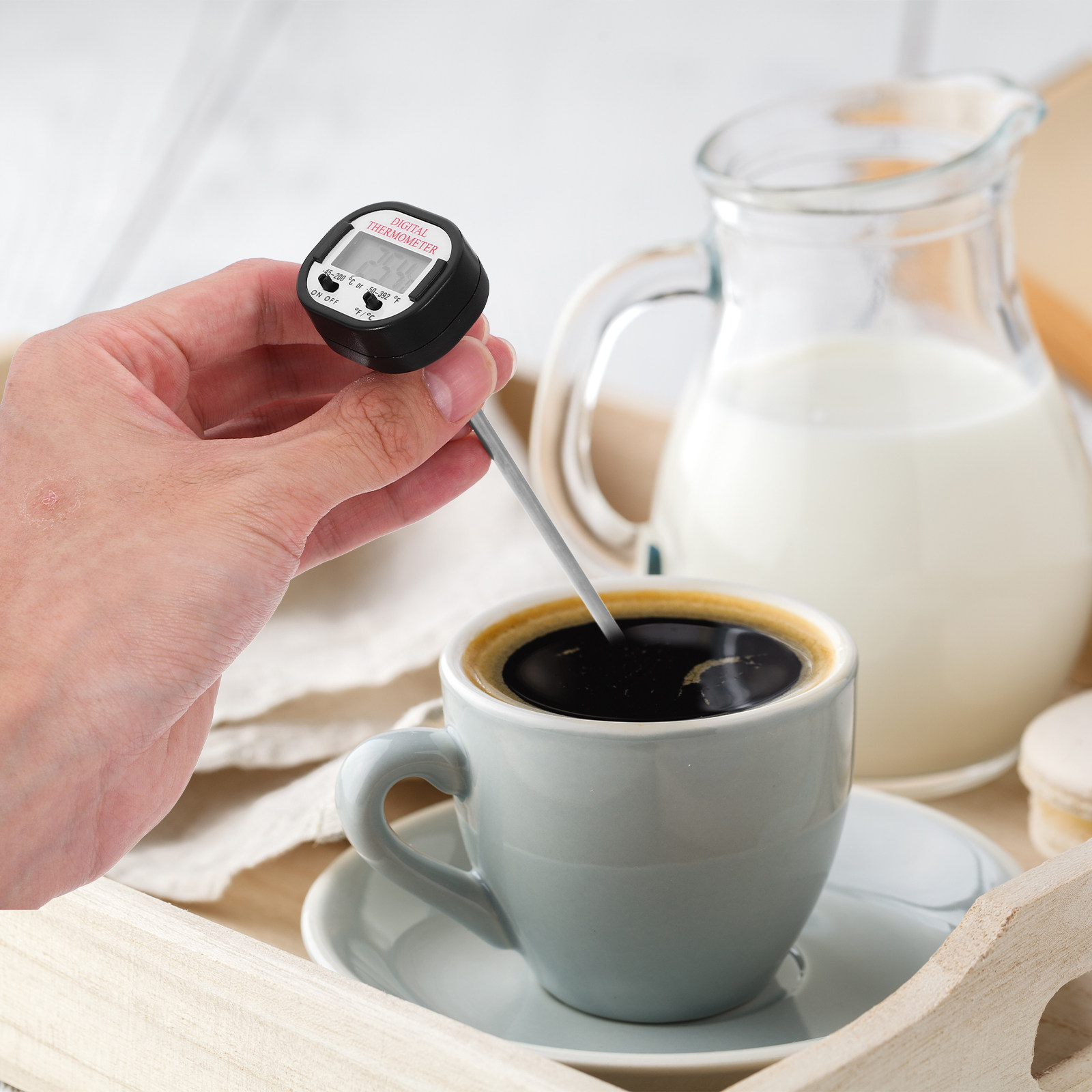 Electronic Food Thermometer Ki - đánh giá và giá Home Cooking Food