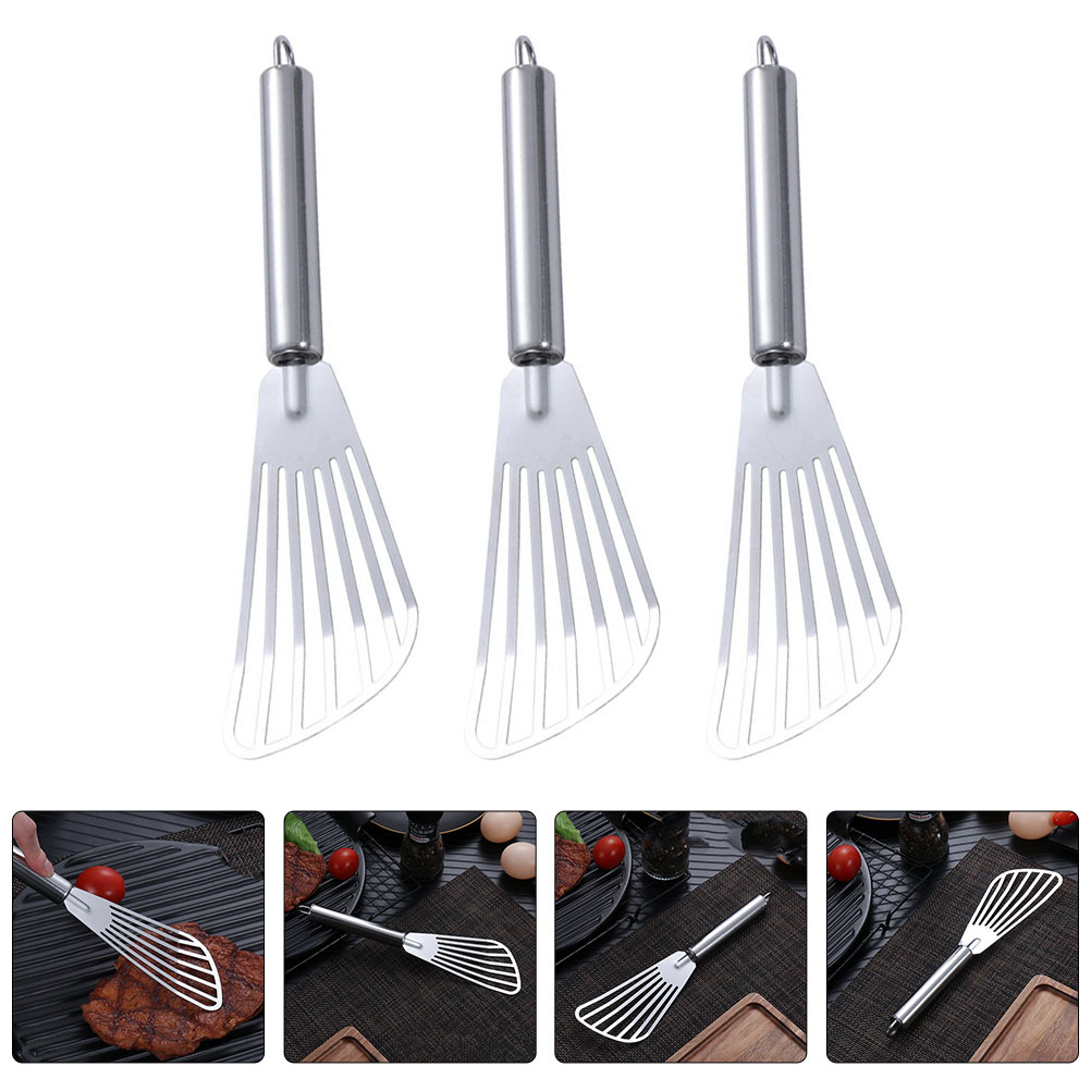 3pcs Stainless Steel Spatula F - đánh giá và giá Home Cooking Help